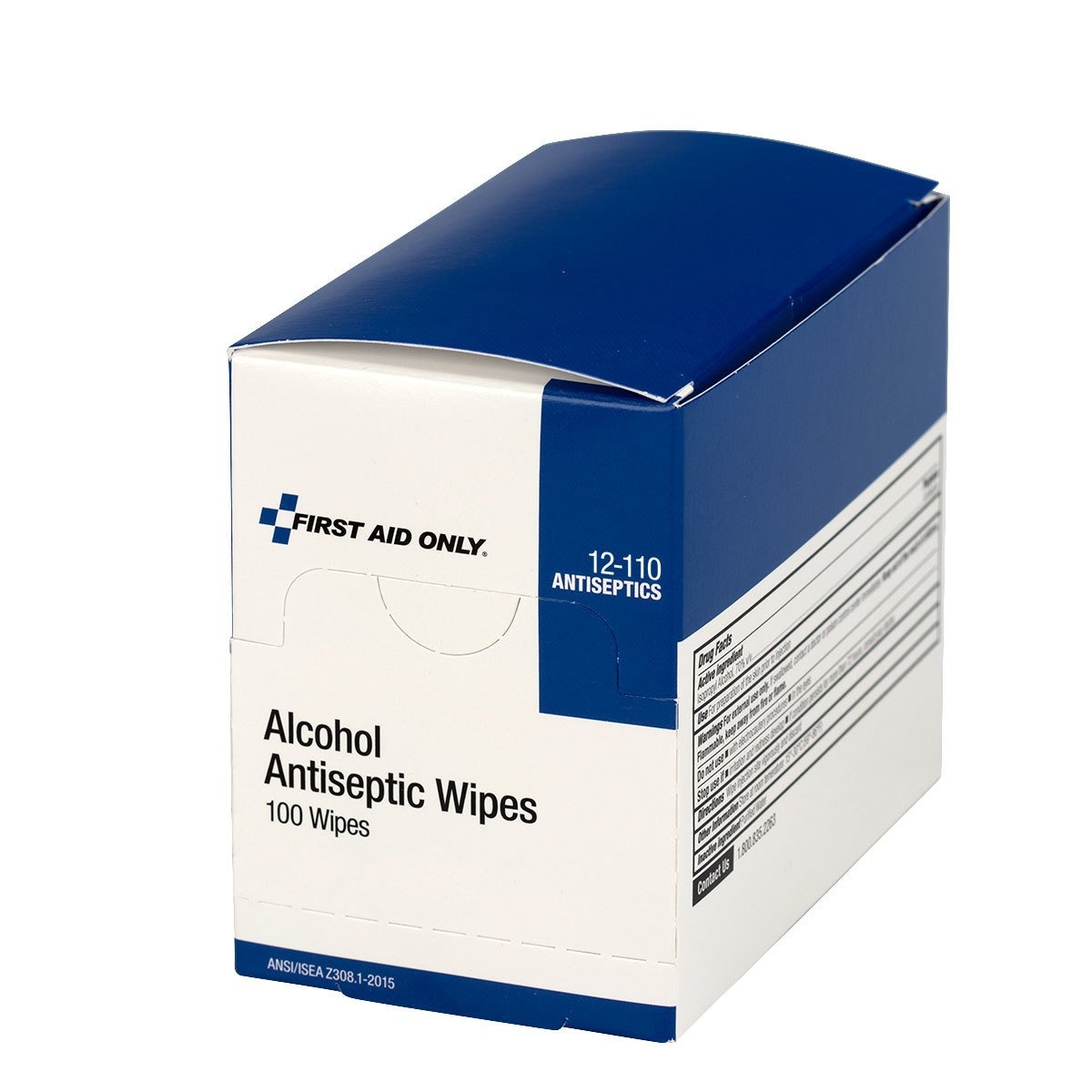 image:imageFirst Aid Only 12110 Alcohol Wipes Individually Wrapped 100 Per Box