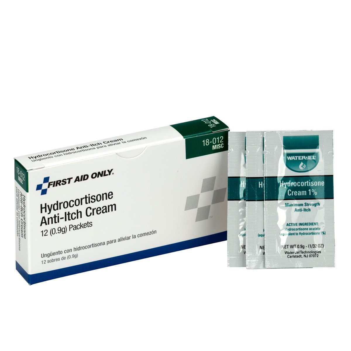 image:imageFirst Aid Only 18012 Hydrocortisone Cream Packets 12 CountOriginal Version