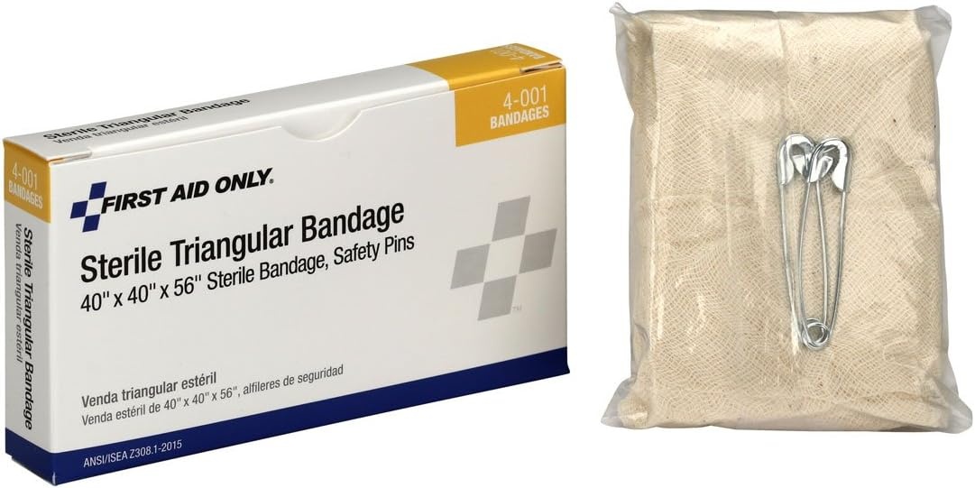 image:imageFirst Aid Only 4001 Large Sterile Triangular Bandage 40 x 56 in 1 Per Box