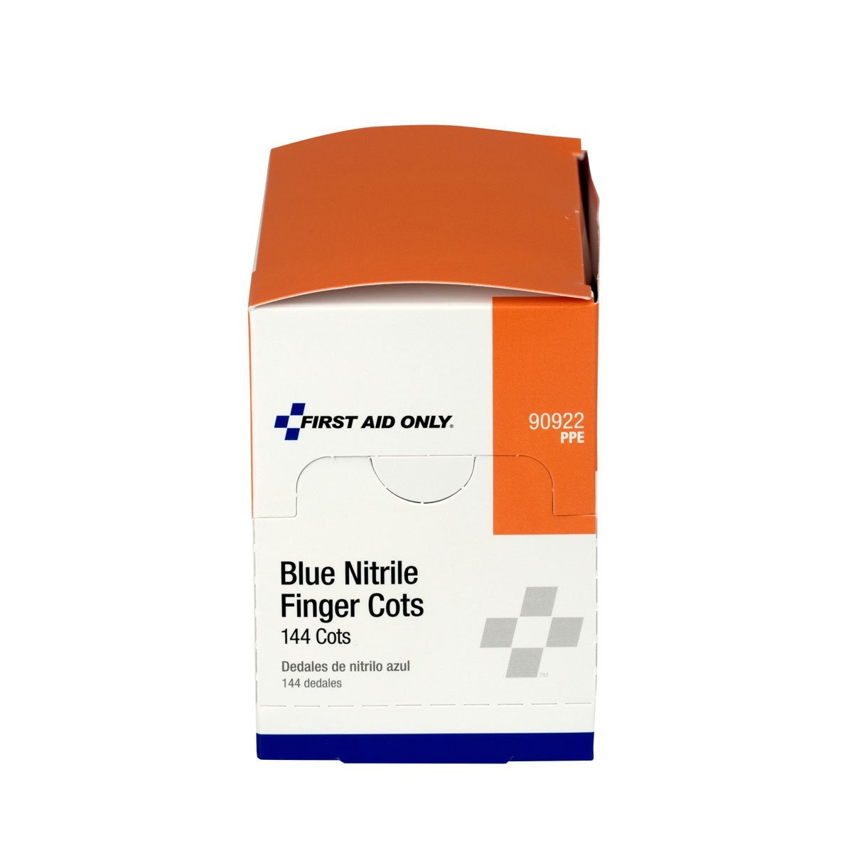 image:imageFirst Aid Only 90922 Blue Nitrile Finger Cots Disposable Rubber Finger Protectors for Offices Kitchens Home and More 144 Pack