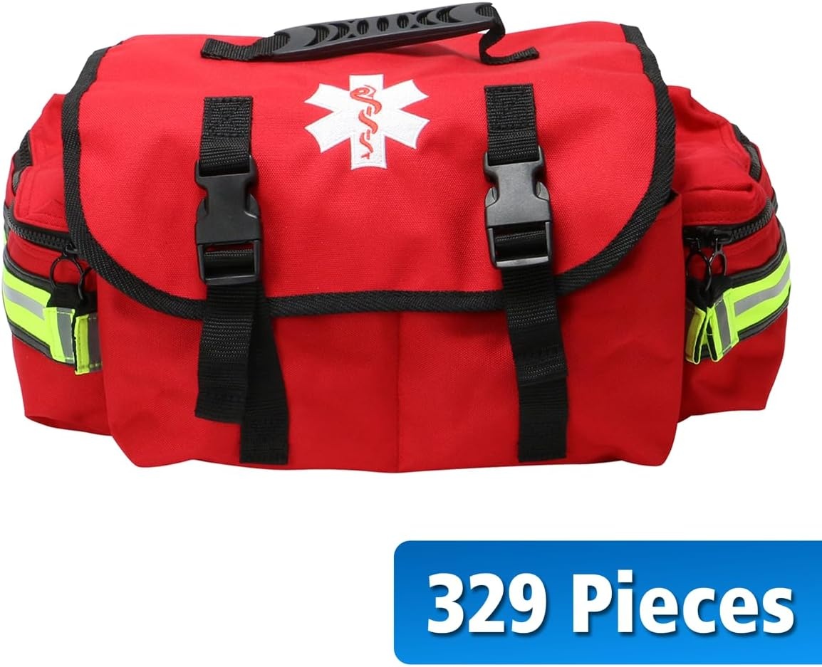 image:imageFirst Aid Only 91390 Basic First Aid Kit First Responder Bag 329 Pieces329 Pieces