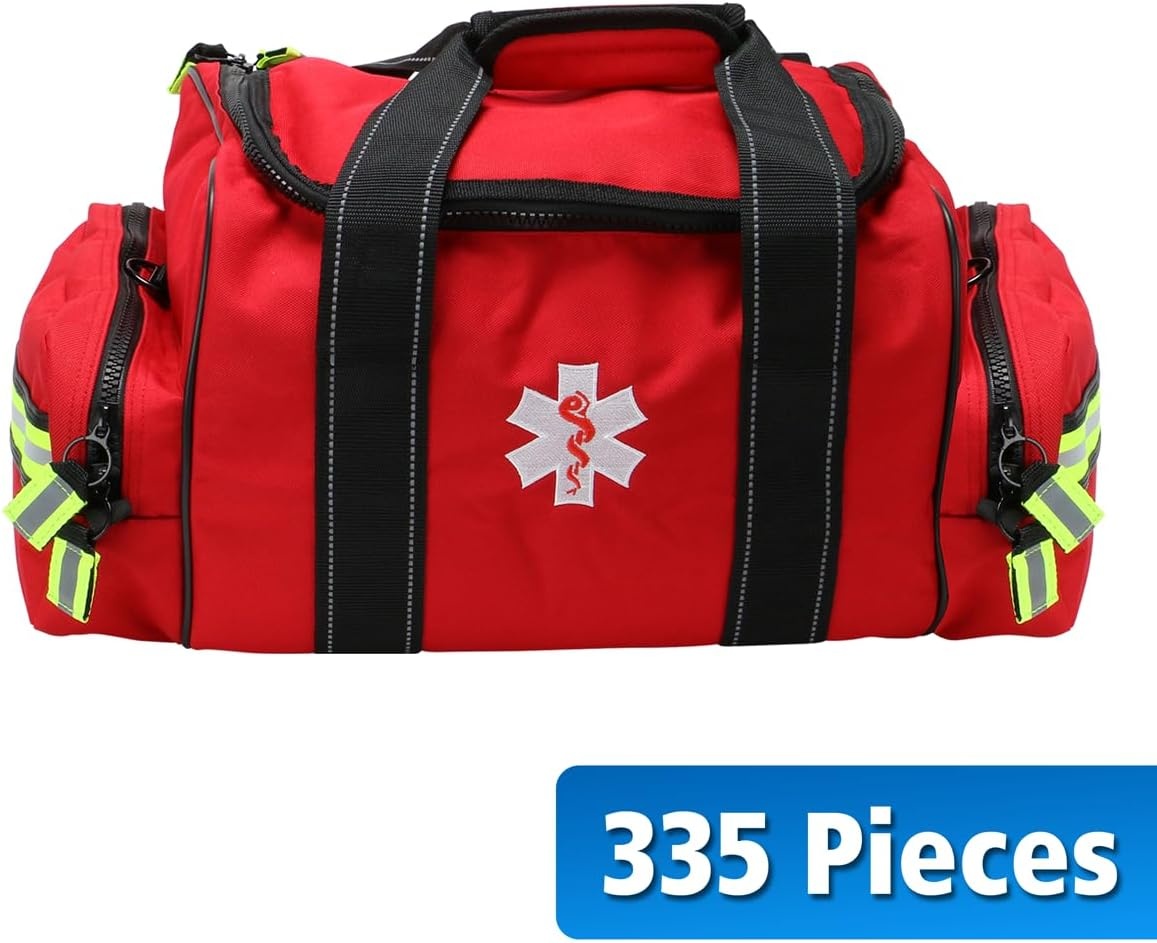 image:imageFirst Aid Only 91390 Basic First Aid Kit First Responder Bag 329 Pieces335 Pieces