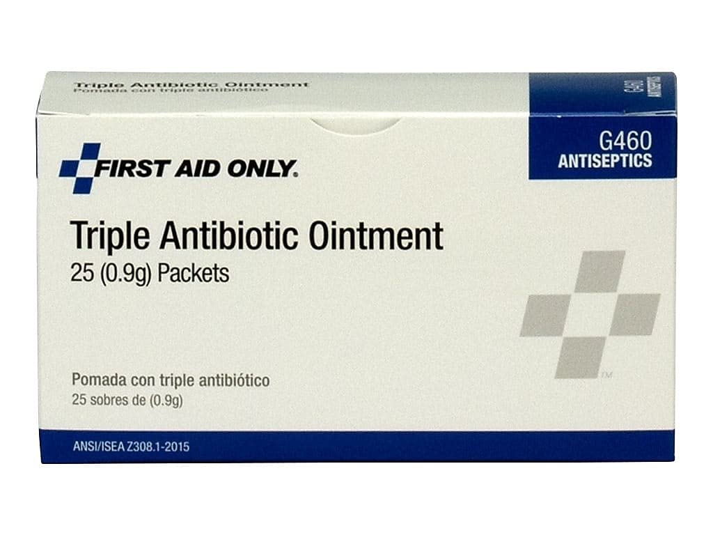 image:imageFirst Aid Only G460 Triple Antibiotic Ointment Packets 25 Count