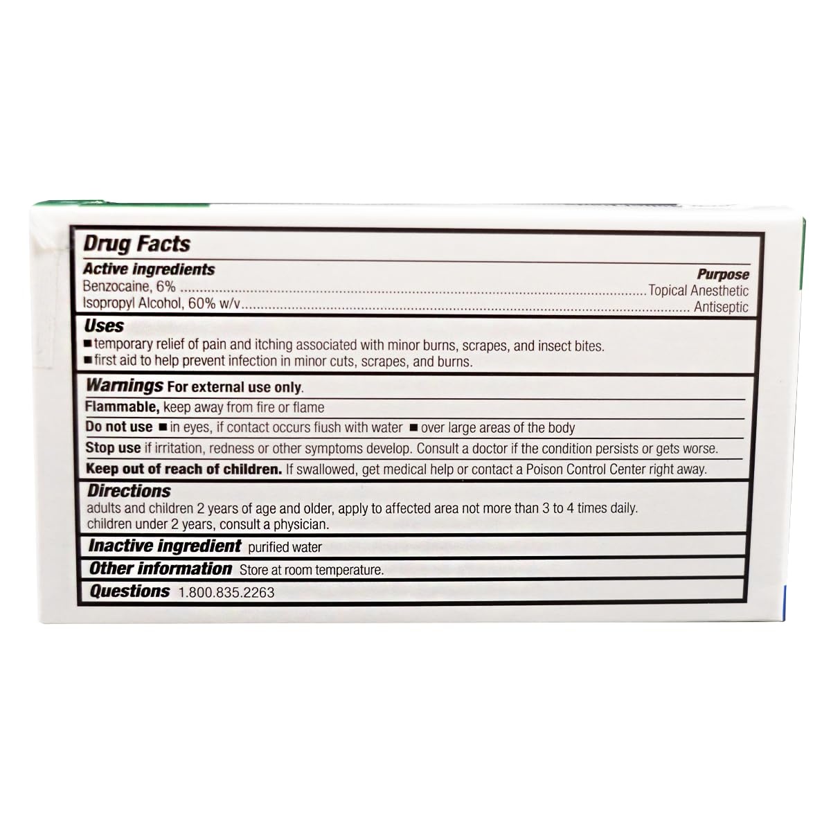 image:imageFirst Aid Only Sting Relief Pads Box of 1019002