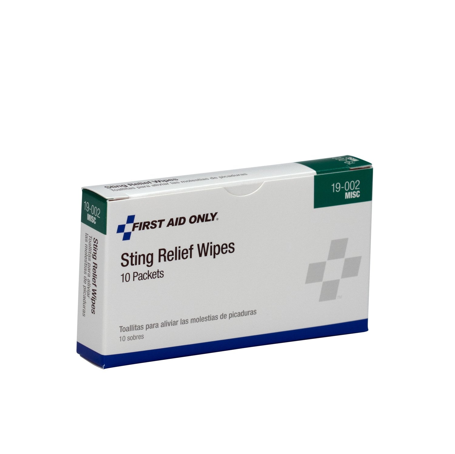 image:imageFirst Aid Only Sting Relief Pads Box of 1019002 Pack of 3