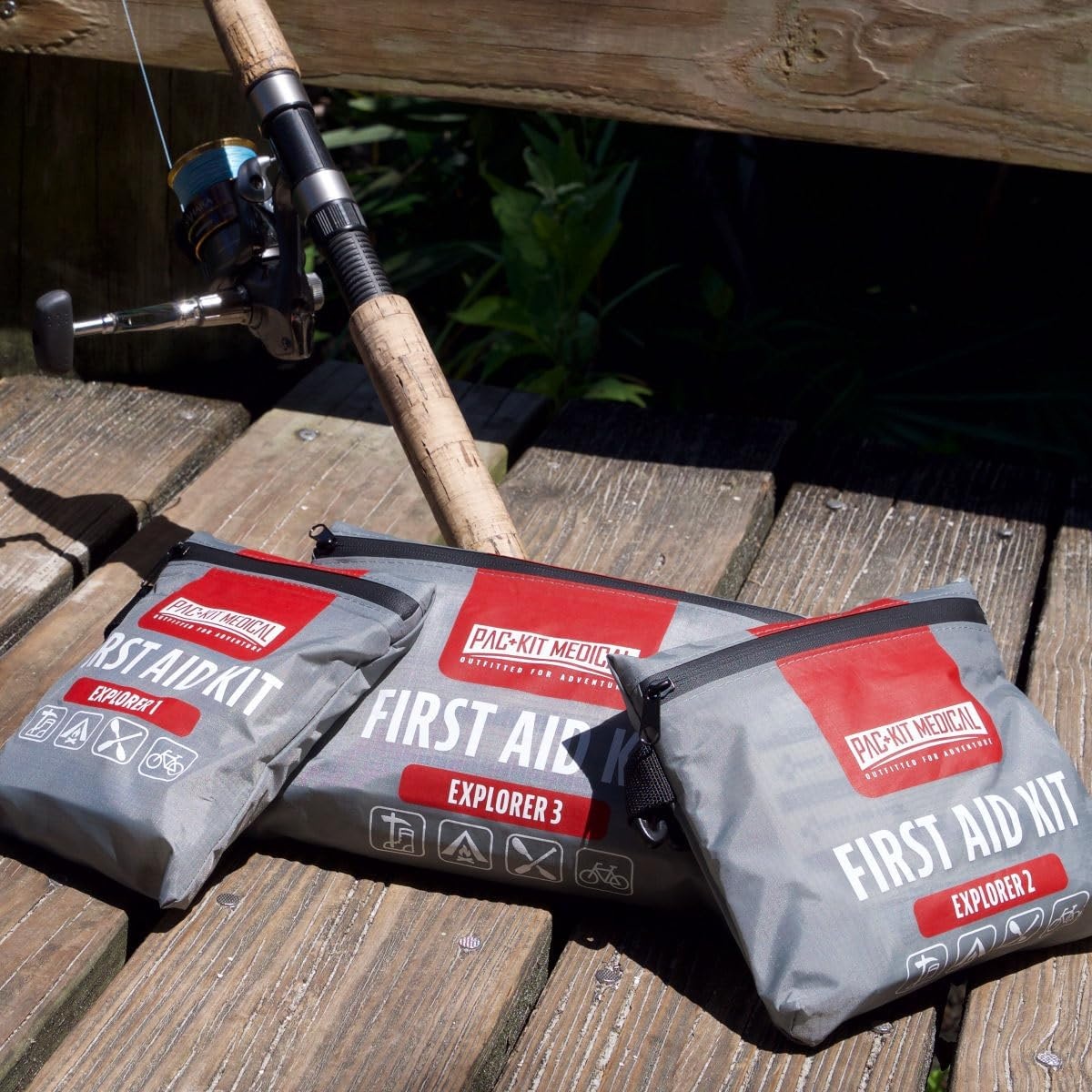image:imagePacKit Watertight Explorer 1 First Aid Kit for Hiking Camping and Outdoor Activities 67 PiecesSmall
