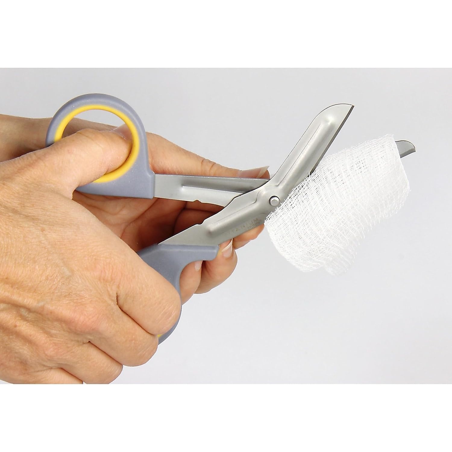 image:imagePhysiciansCare by First Aid Only 90292 Bonded Titanium First Aid Bandage Scissors 7 Bent GrayYellow