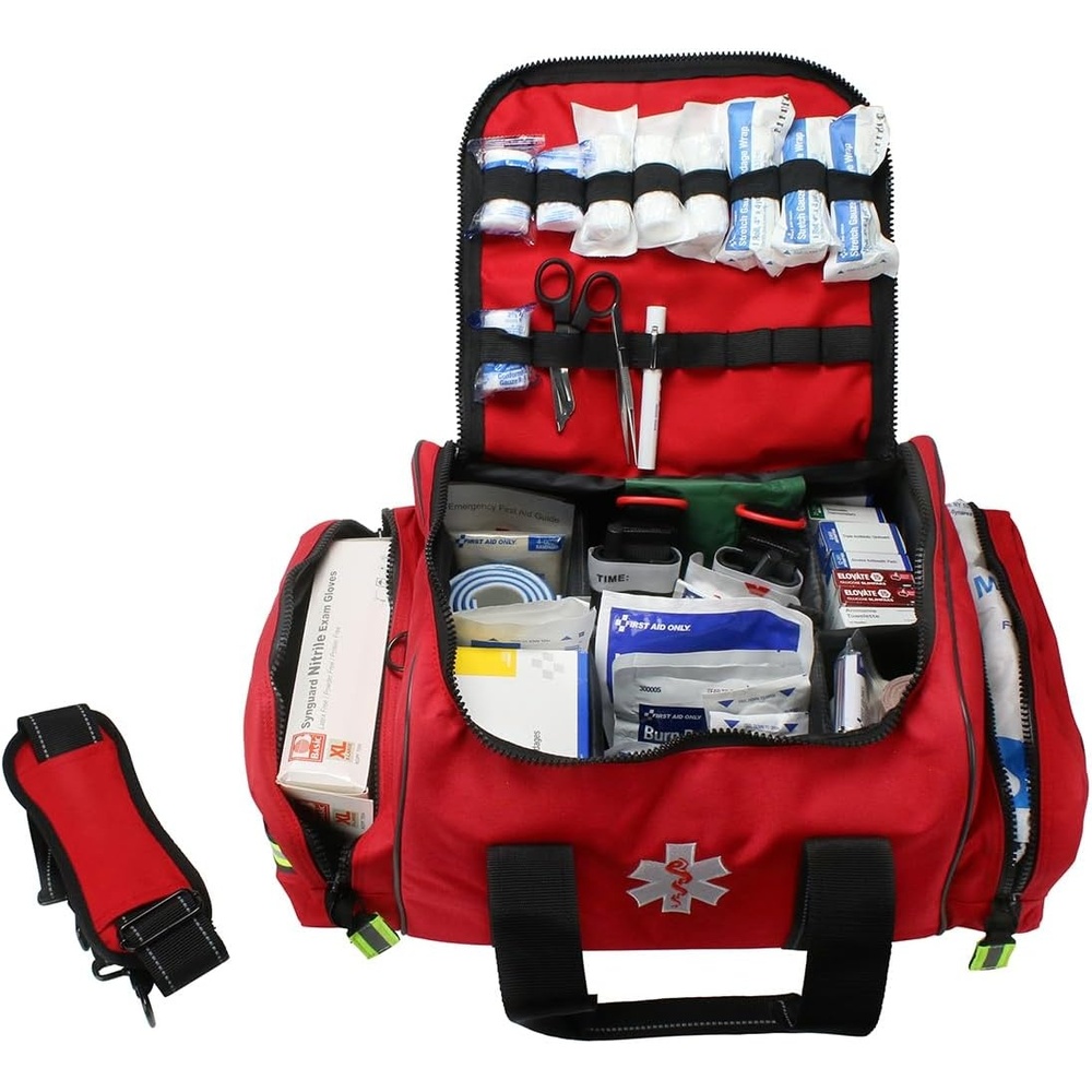 image:imageFirst Aid Only 91390 Basic First Aid Kit First Responder Bag 329 Pieces335 Pieces