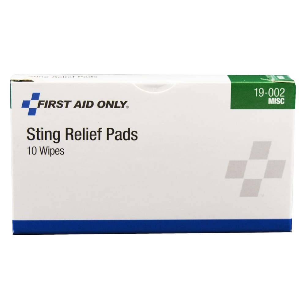 image:imageFirst Aid Only Sting Relief Pads Box of 1019002