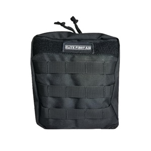 image:imageElite First Aid 60Piece Emergency Trauma KitIFAK Kit MOLLECompatible Tactical First Aid Kit with Tourniquet for Car Home Camping and More 91629
