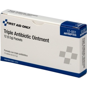 image:imageFirst Aid Only 12001 Triple Antibiotic Ointment Packet Box of 1205 Gram Pack of 12
