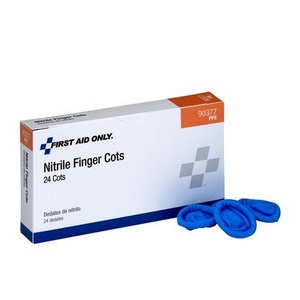 image:imageFirst Aid Only 90377 Nitrile Latex Free Finger Cots First Aid Kit Refill Supplies for Business Food Service and Home Large Box of 24
