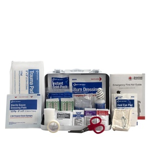 image:imageFirst Aid Only 91323 ANSI A 2021 and OSHA Compliant First Aid Kit 10Person Emergency First Aid Kit for Business Home Car and Worksites 76 Pieces