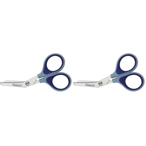 image:imagePhysiciansCare 90294 Titanium NonStick First Aid Bandage Scissors Bent 4Inch Scissors Blue65 x 4 x 03 Pack of 2