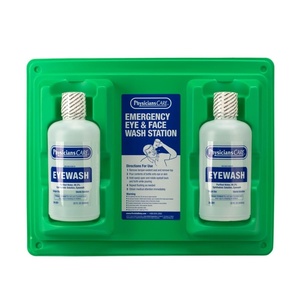 image:imagePhysiciansCare WallMountable Eyewash Station with 2 Bottles of Eye Wash Solution 32 oz Each