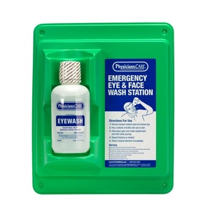 image:imagePhysiciansCare WallMountable Eyewash Station with Single Bottle of Eye Wash Solution 16 oz1 Count Pack of 1
