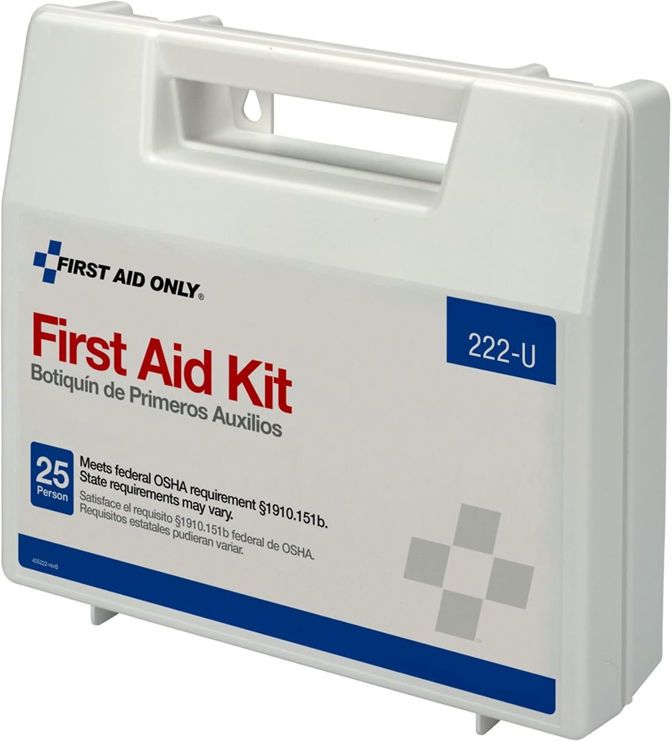 image:imageFirst Aid Kit for 10 People 62 Pieces OSHA Compliant Plastic Case