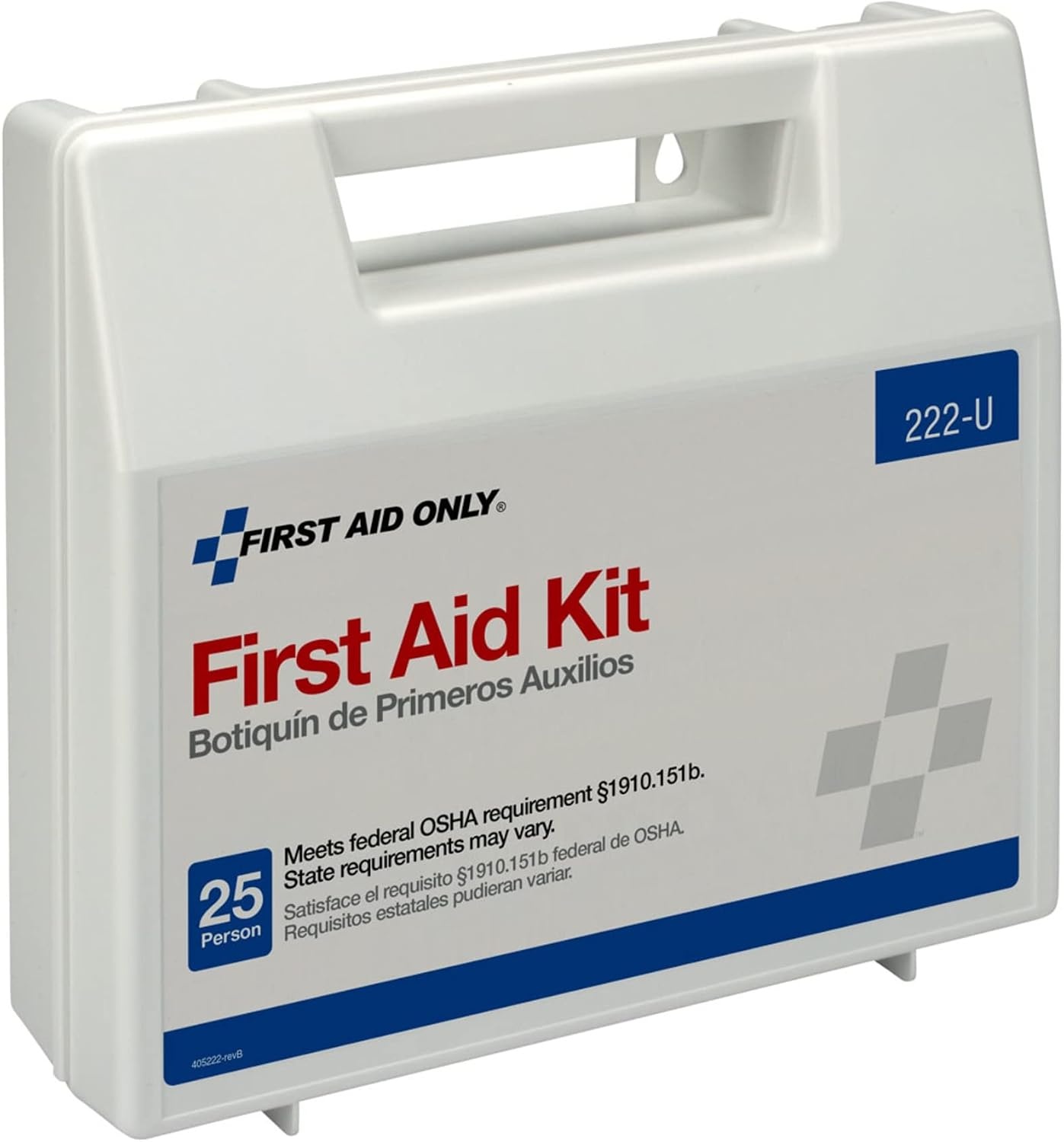 image:imageFirst Aid Kit for 10 People 62 Pieces OSHA Compliant Plastic Case