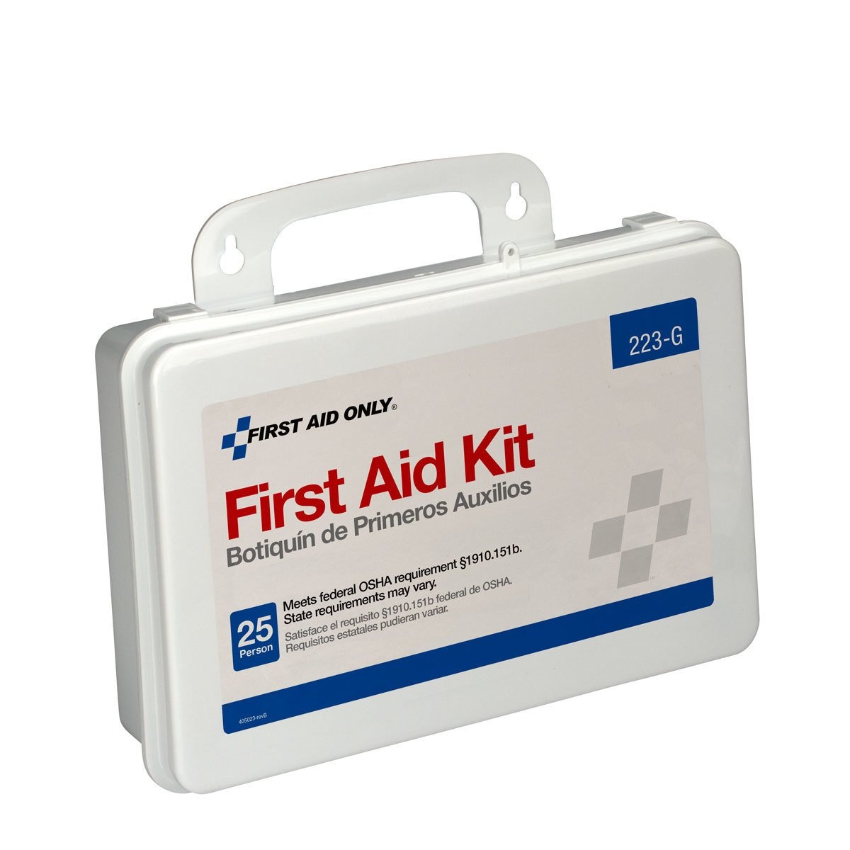 image:imageFirst Aid Only 223G 25Person OSHACompliant First Aid Kit for Office Home Renovation Job Sites and Construction Vehicles Gasket Provides Extra Water Resistance 107 Pieces