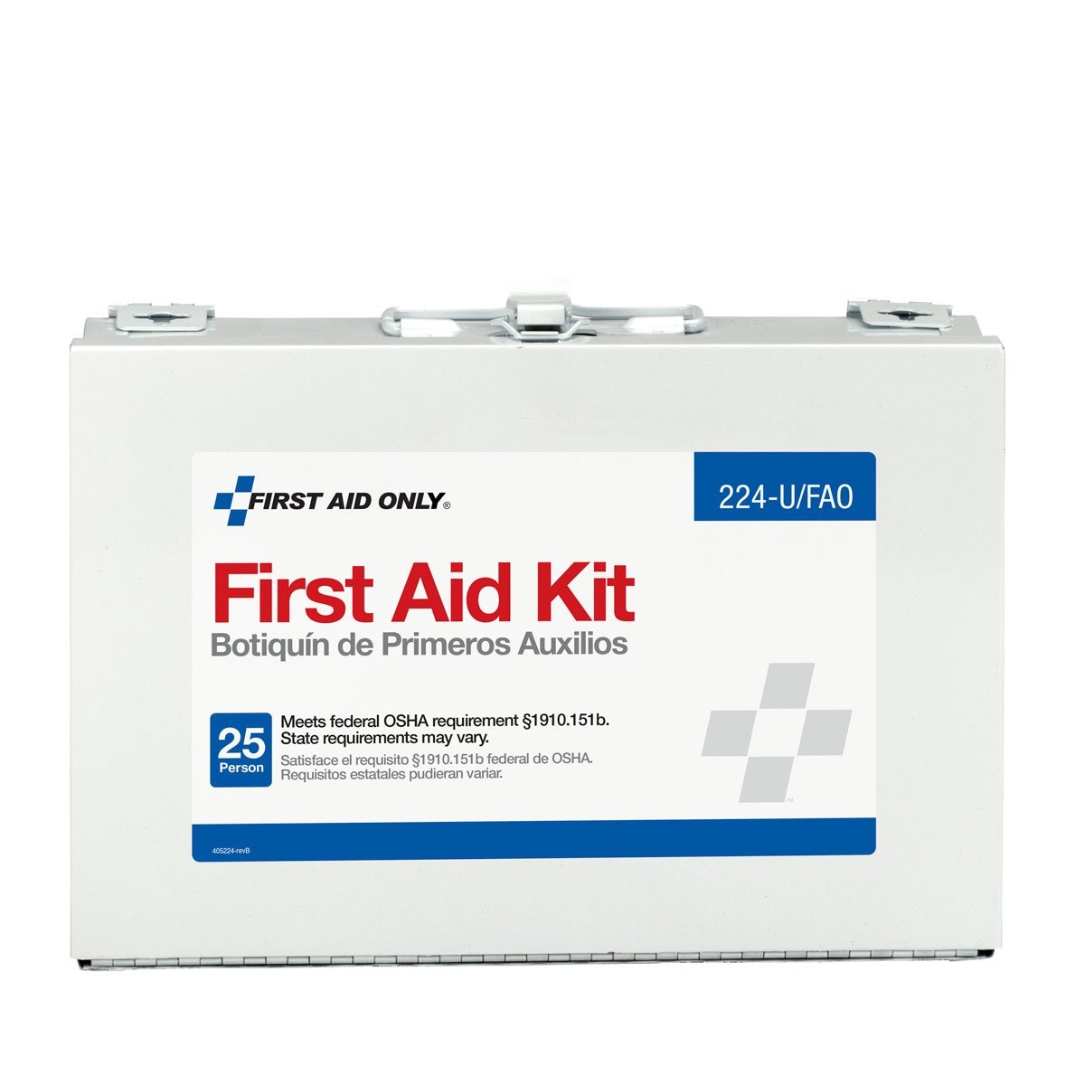 image:imageFirst Aid Only 224UFAO OSHACompliant 25Person Emergency First Aid Kit for Office Home Renovation Job Sites and Construction Vehicles 106 Pieces