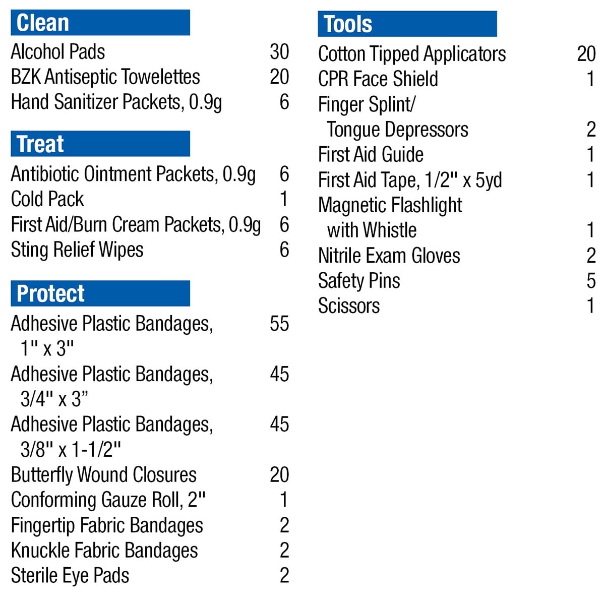 image:imageFirst Aid Only 290 Piece AllPurpose First Aid Kit with Magnetic Safety Light