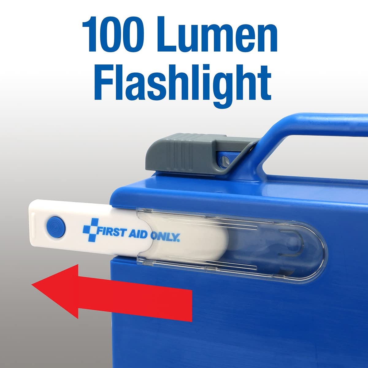 image:imageFirst Aid Only 290 Piece AllPurpose First Aid Kit with Magnetic Safety Light