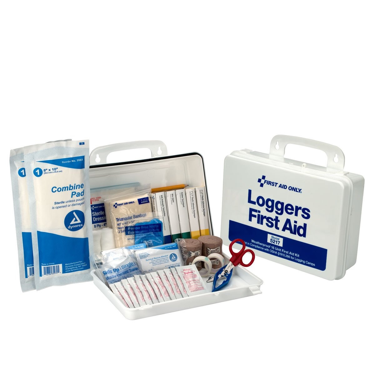 image:imageFirst Aid Only 5217 25Person Weatherproof Plastic Forestry Loggers First Aid Kit 66 Pieces
