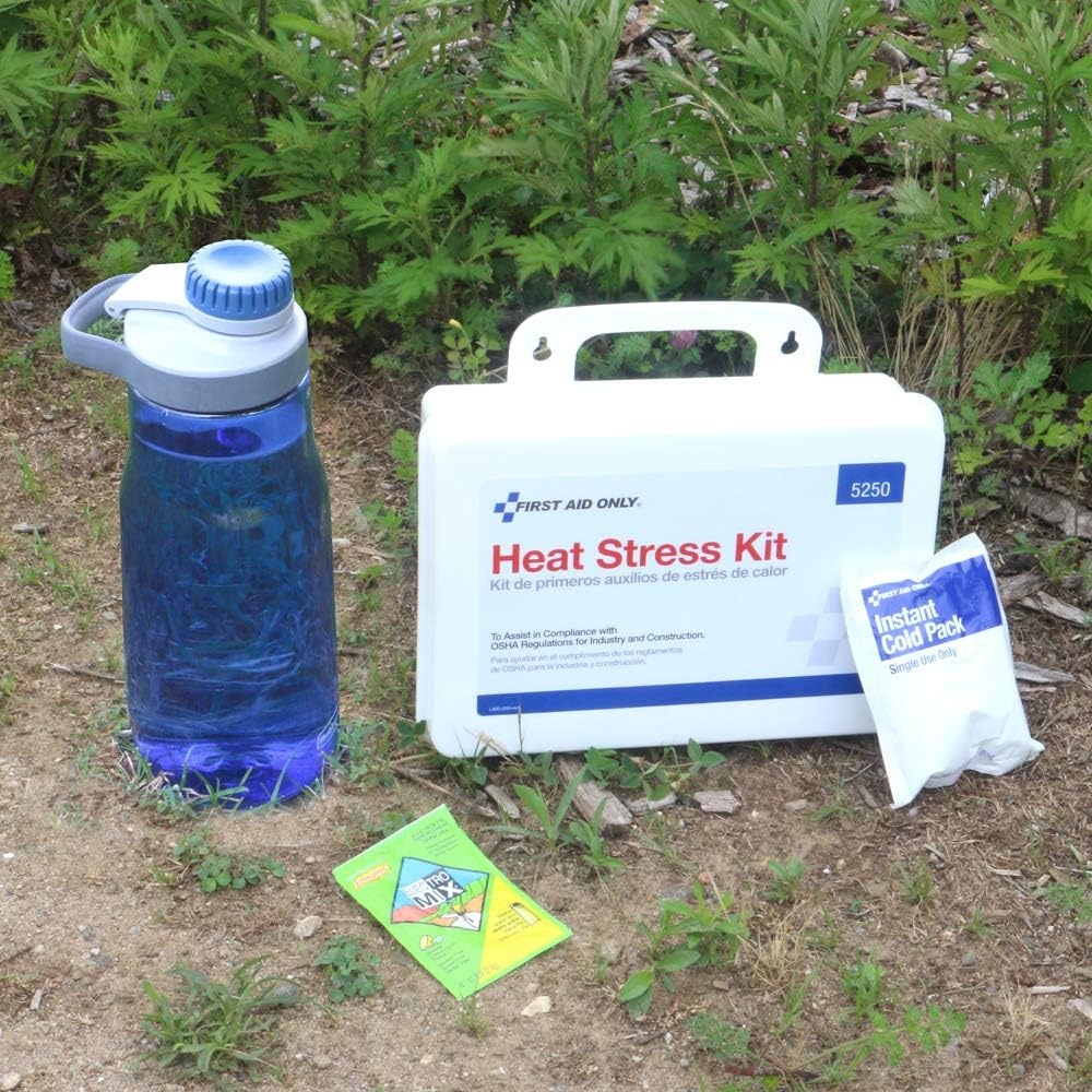 image:imageFirst Aid Only 5250 Heat Stress Kit OSHACompliant First Aid Kit for Heat Exhaustion and Heat Stroke Prevention 26 Pieces