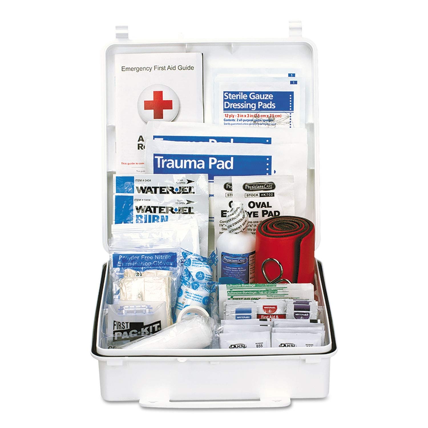 image:imageFirst Aid Only 90566 ANSI B 2015 and OSHA Compliant First Aid Kit 50Person Emergency First Aid Kit for Business Home Car and Worksites 199 Pieces