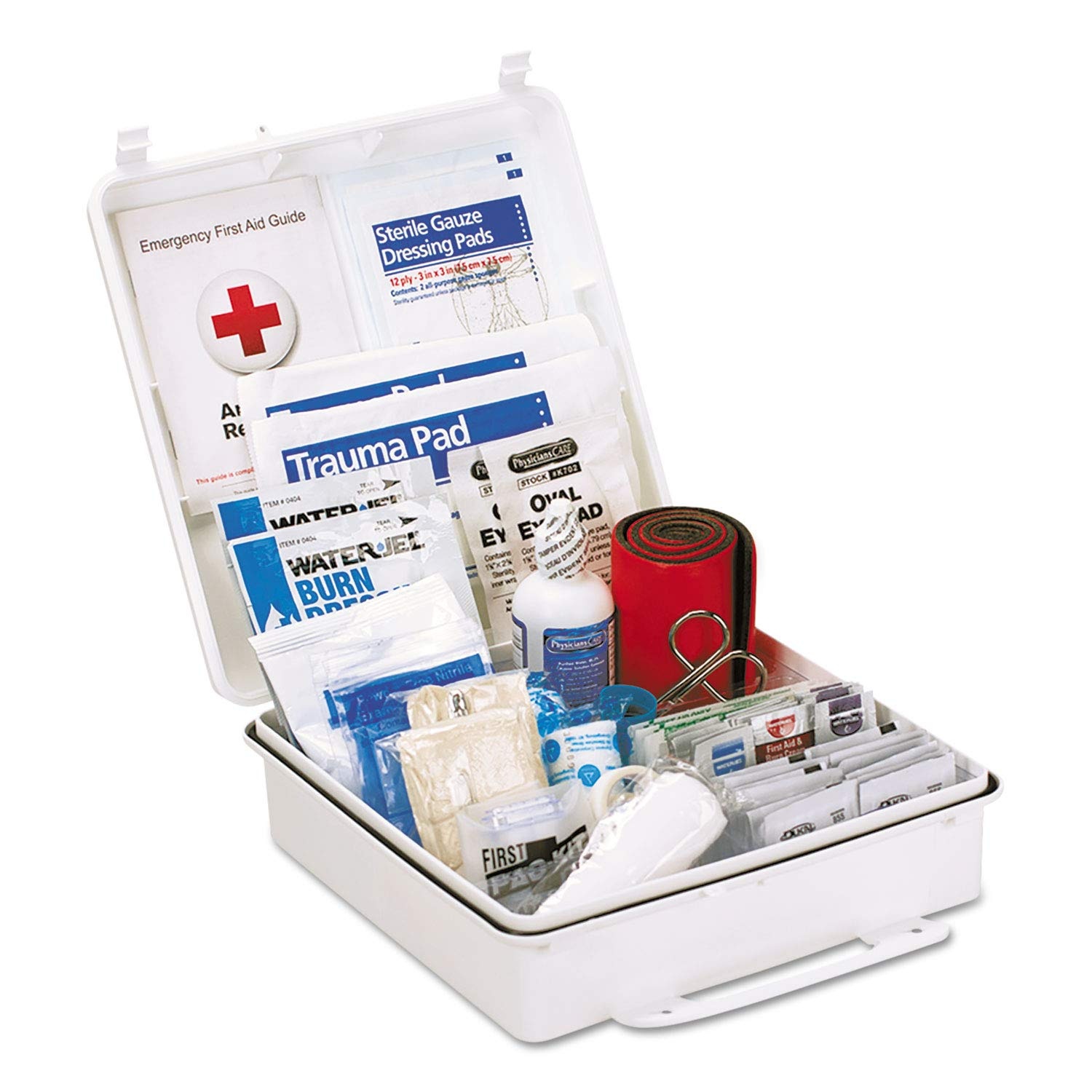 image:imageFirst Aid Only 90566 ANSI B 2015 and OSHA Compliant First Aid Kit 50Person Emergency First Aid Kit for Business Home Car and Worksites 199 Pieces