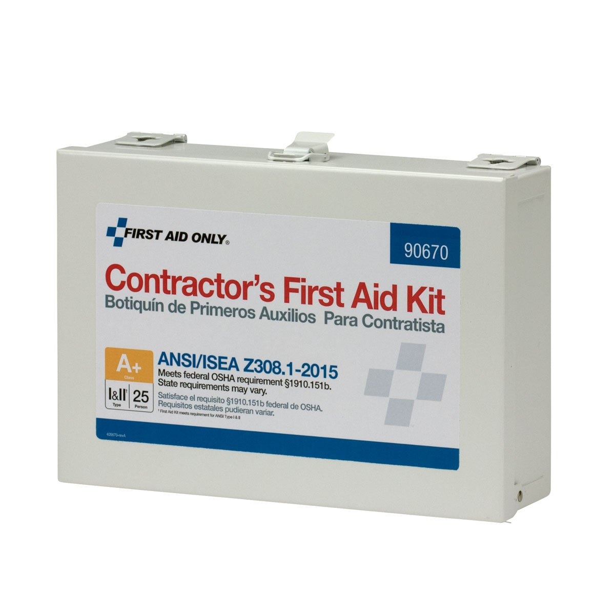 image:imageFirst Aid Only 90670 25Person ANSI A Contractors Emergency First Aid Kit for Home Renovation Job Sites and Construction Vehicles 182 Pieces