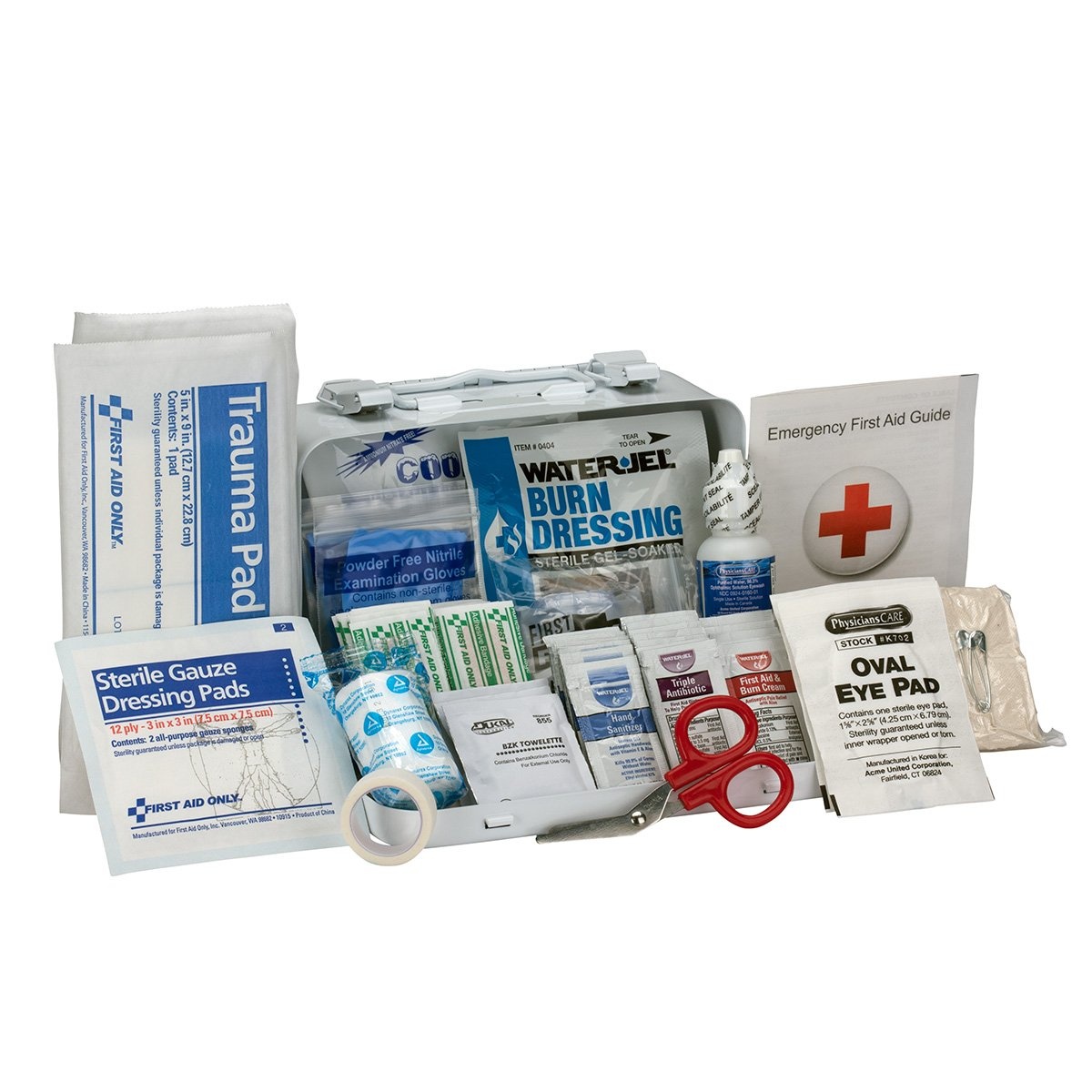 image:imageFirst Aid Only 90755 ANSI A 2015 and OSHA Compliant First Aid Kit 10Person Emergency First Aid Kit for Business Home Car and Worksites 71 Pieces