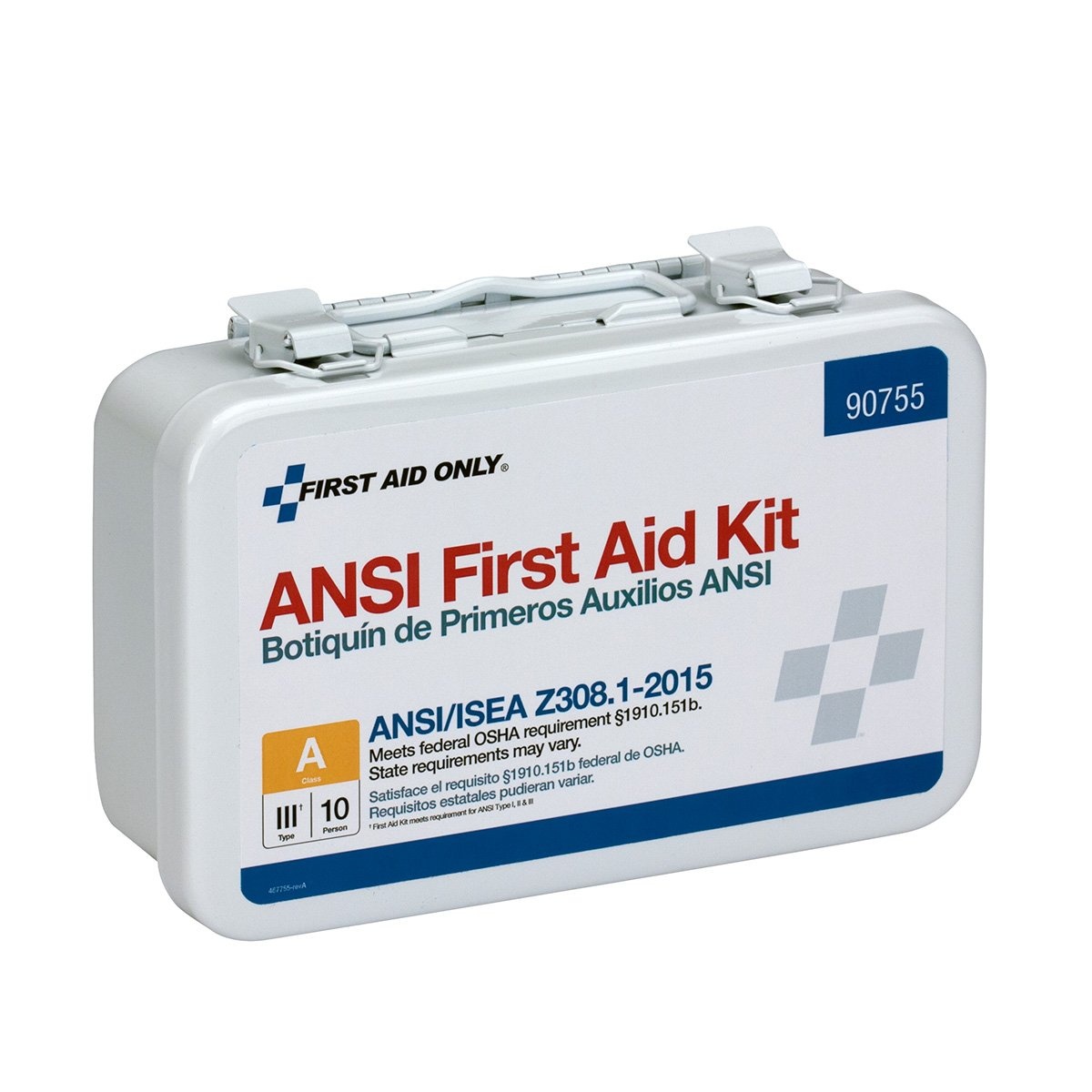 image:imageFirst Aid Only 90755 ANSI A 2015 and OSHA Compliant First Aid Kit 10Person Emergency First Aid Kit for Business Home Car and Worksites 71 Pieces