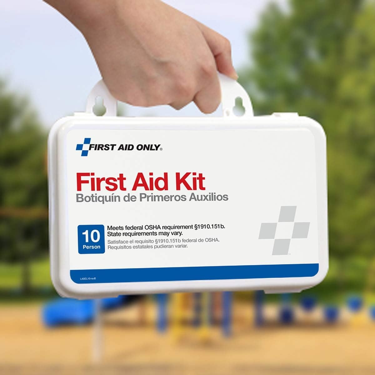 image:imageFirst Aid Only 91249 OnTheGo AllPurpose Emergency First Aid Kit for Car Travel Home and Business 105 PiecesAid Kit