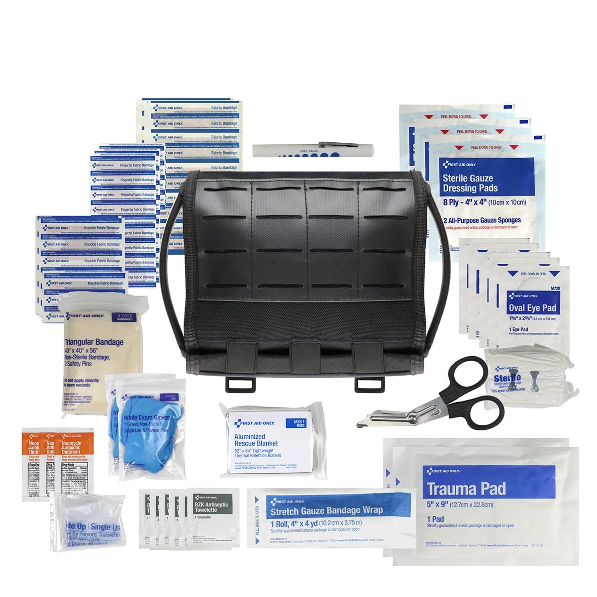 image:imageFirst Aid Only 91389 Vehicle Headrest First Aid Kit for Car 93 Pieces
