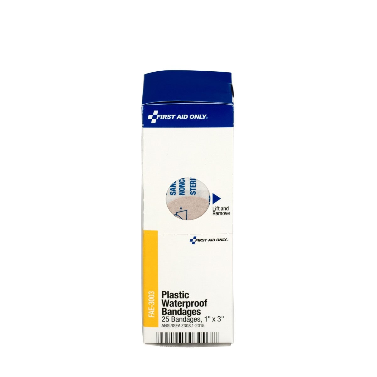 image:imageFirst Aid Only FAE3003 SmartCompliance Refill 1 x 3 Waterproof Plastic Bandages 25 Count