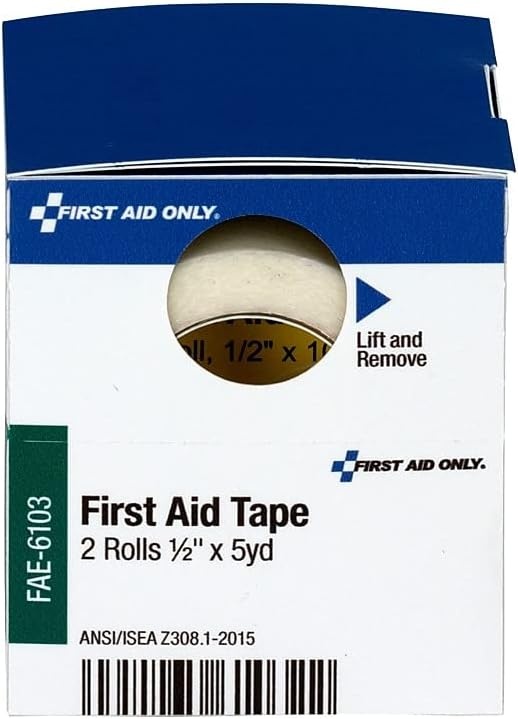 image:imageFirst Aid Only FAE6103 SmartCompliance Refill Medical Tape for Gauze Pads 12 by 5 Yd 2 Per BoxFAE6103