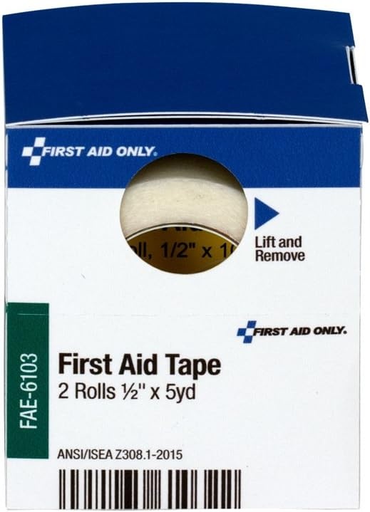 image:imageFirst Aid Only FAE6103 SmartCompliance Refill Medical Tape for Gauze Pads 12 by 5 Yd 2 Per BoxFAE6103 Pack of 2