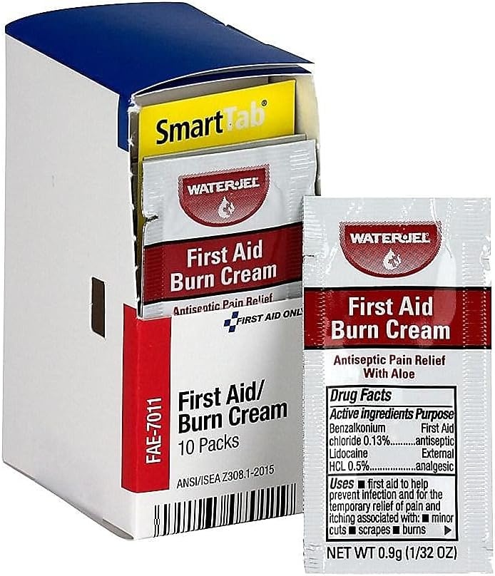 image:imageFirst Aid Only FAE7011 SmartCompliance Refill Burn Cream Packets 10 Count1 Count Pack of 10