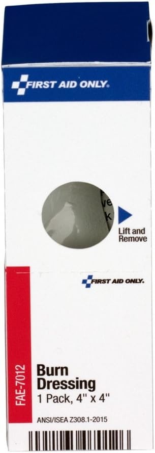 image:imageFirst Aid Only FAE7012 Burn Dressing Burn Bandage Refill 4 x 4 1 Count1 Count Pack of 2
