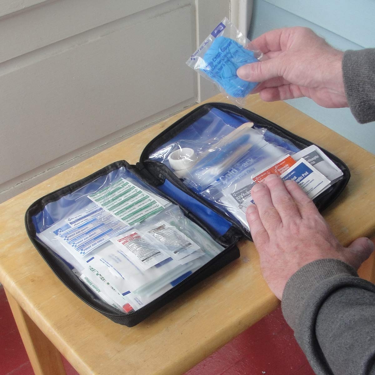 image:imageFirst Aid Only FAO428 AllPurpose Emergency First Aid Kit for Home Car Travel and Business 131 Pieces