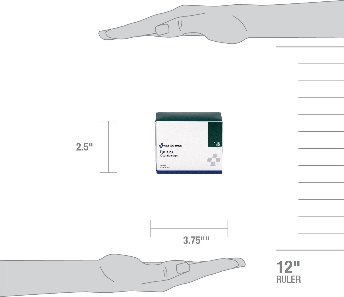 image:imageFirst Aid Only NonSterile Eye Cups Ideal for Standalone First Aid or Refilling First Aid Kits 10 Pack