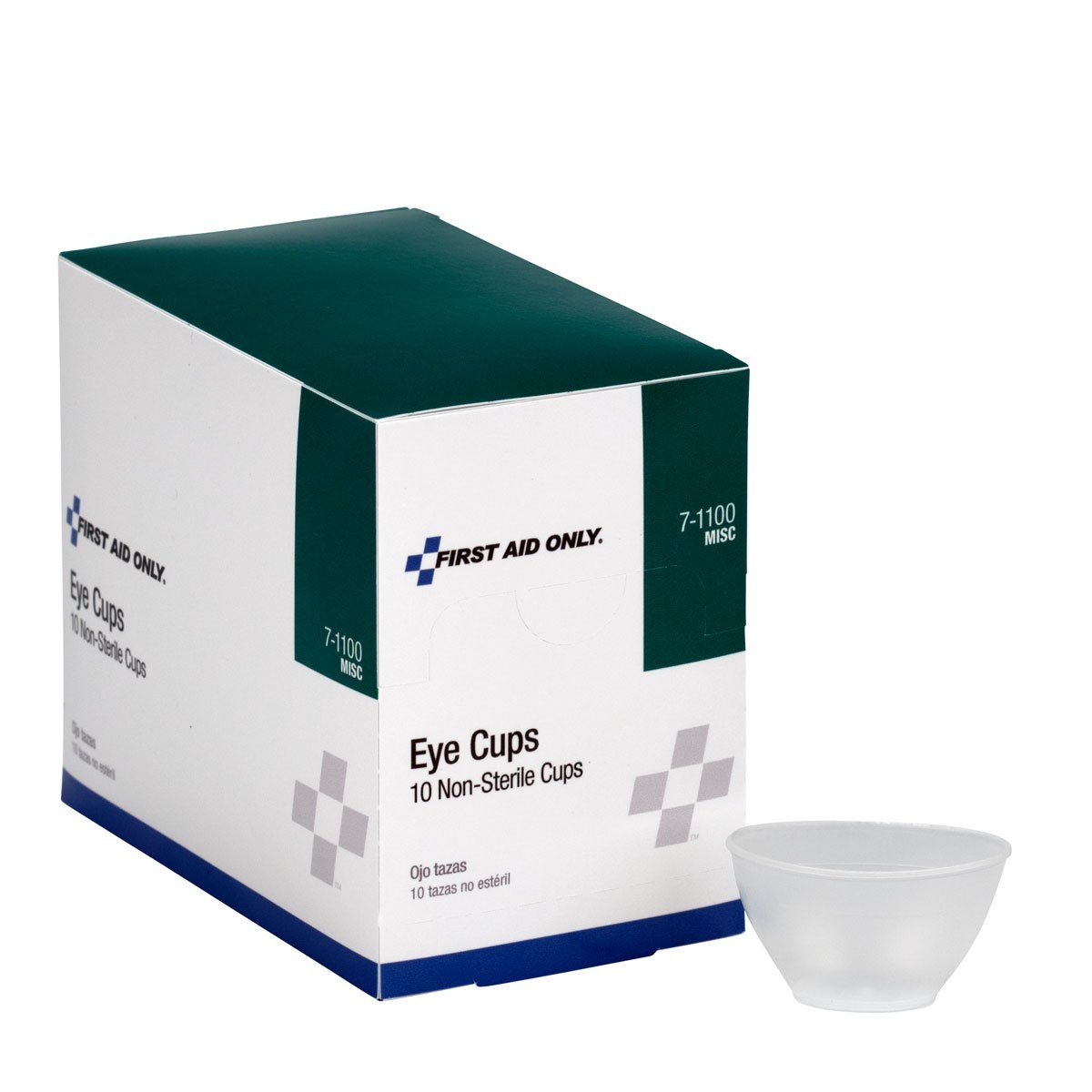 image:imageFirst Aid Only NonSterile Eye Cups Ideal for Standalone First Aid or Refilling First Aid Kits 10 Pack