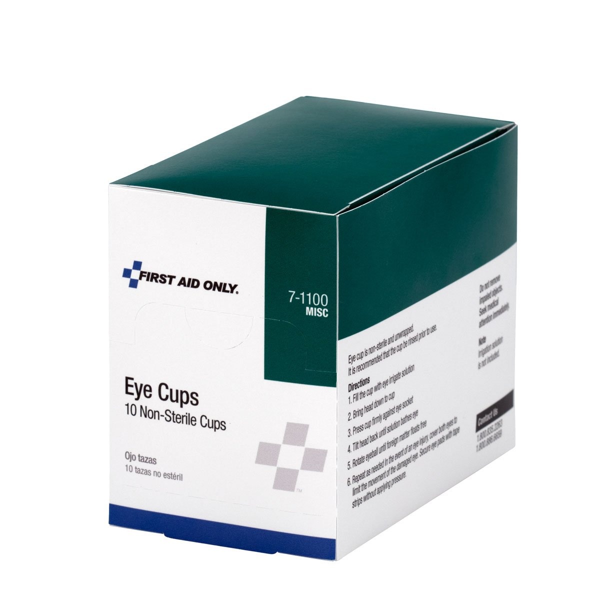image:imageFirst Aid Only NonSterile Eye Cups Ideal for Standalone First Aid or Refilling First Aid Kits 10 Pack