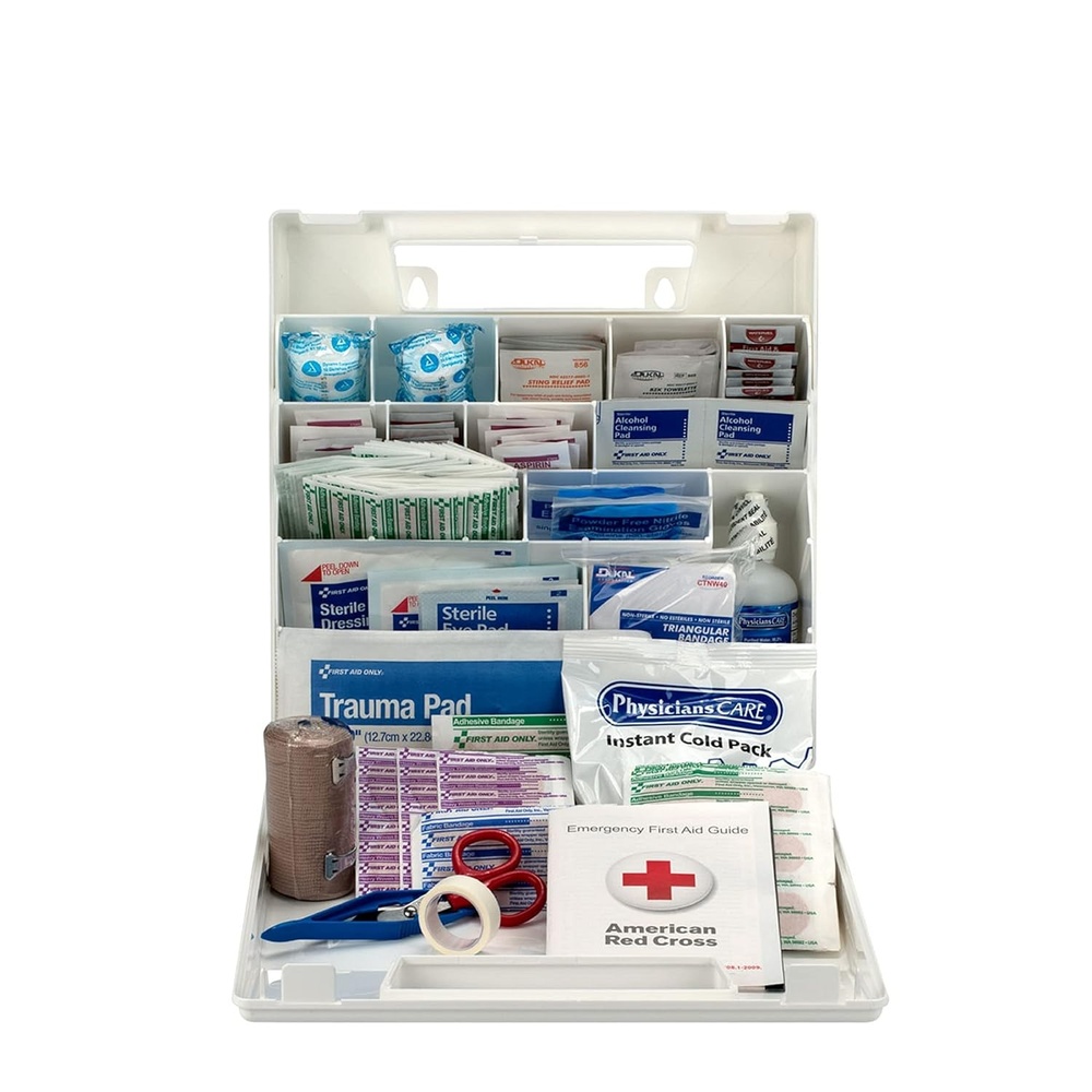 image:imageFirst Aid Only 225AN 50Person OSHACompliant First Aid Kit Emergency First Aid Kit for Office Home Car and Worksites 195 Pieces
