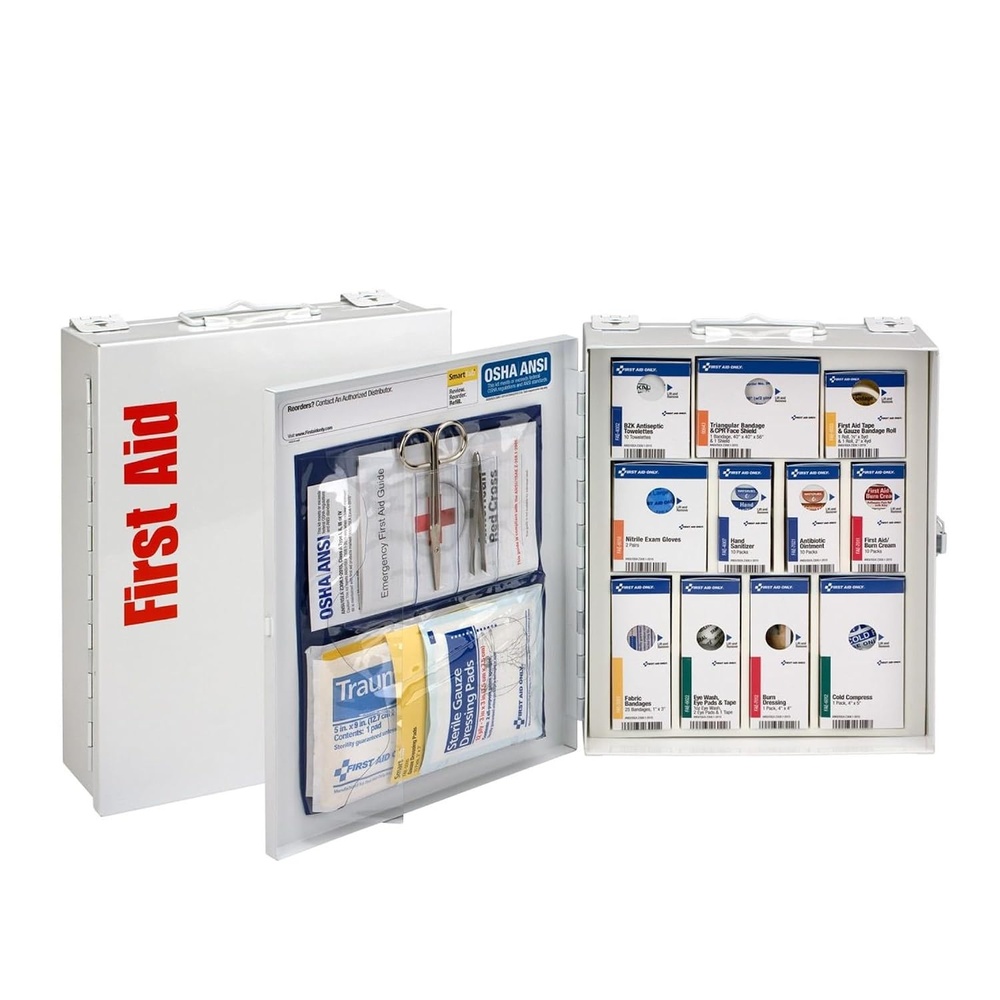 image:imageFirst Aid Only 25 Person Medium SmartCompliance 94 Piece Refill Cabinet Without Medications 90578