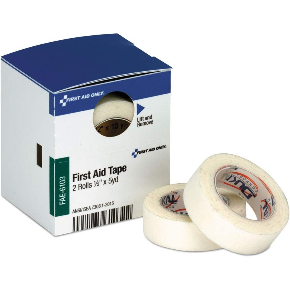 image:imageFirst Aid Only FAE6103 SmartCompliance Refill Medical Tape for Gauze Pads 12 by 5 Yd 2 Per BoxFAE6103
