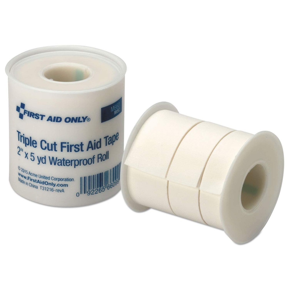 image:imageFirst Aid Only FAE9089 SmartCompliance Refill 2 Triple Cut Adhesive First Aid Tape Roll