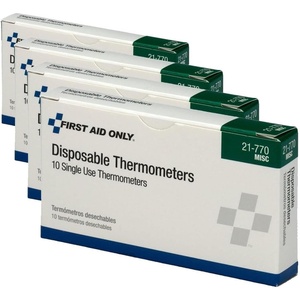 image:imageFirst Aid Only 21770 Disposable Thermometer for Fever 10 Pack10 Count Pack of 4