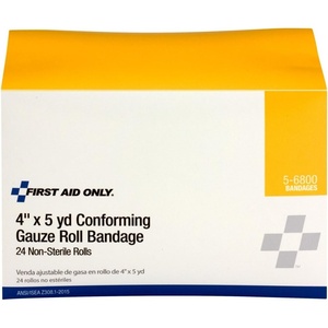 image:imageFirst Aid Only 56800 4X4 Yd Conforming Gauze NonSterile 24